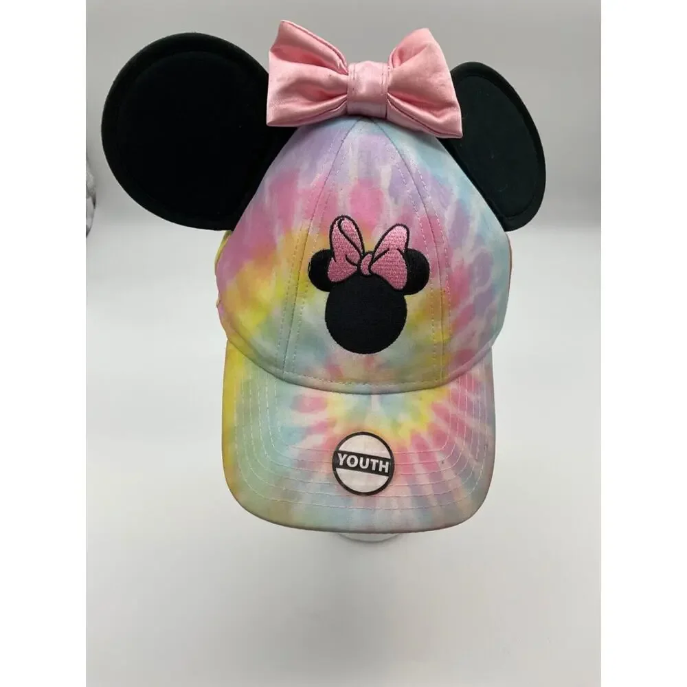 Youth Disney Ears‎ Hat/Cap, Adjustable Strap, Multi-Color, Polyester,